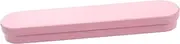 Anneome Box Tinplate Box Tweezers Tongue Scraper Craft Storage Container Metal Storage Tins Small Metal Tin Hinged Storage Container Mini Container Tin Container Pink Iron