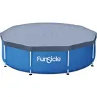 Funsicle 13-14ft Round Above Ground Frame Pool Debris Cover Accessory Only, Gray