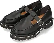 ORiental TRaffic(オリエンタルトラフィック) Women's Loafers Moccasins Deck Shoes, Black, 23.5 cm