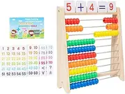 GARENDE Wooden Abacus for Kids, Counting Rack Math Manipulatives for Elementary 1ST 2ND Grade
