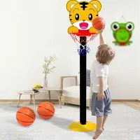 在飛比找樂天市場購物網優惠-兒童籃球架室內外籃筐可升降投籃框寶寶幼兒園球類運動玩具男孩