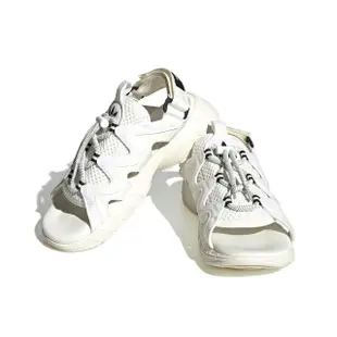 【adidas 愛迪達】Astir SNDL W 女鞋 白色 復古 舒適 記憶泡棉 休閒 運動 涼鞋 HP2185