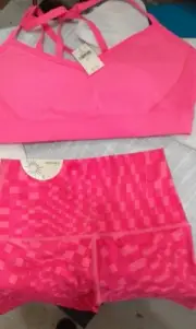Girls Offline Workout Set Size XS Shorts Size Small Top New With Tags