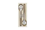 Andre Verdier Debutant Salad Servers 2Pcs Spoon and Fork Serving Utensils