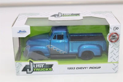 Jada Just Trucks 1953 Chevy Pickup - BLUE - 1:32 Scale Diecast - NEW -