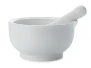 Maxwell & Williams Porcelain White Basics 12cm Mortar/Pestle Herb/Spice Pounder