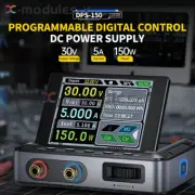 FNIRSI DPS150 2.8'' CNC DC Power Supply Adjustable 30V 5A 150W PD QC DC Power