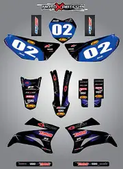Yamaha TTR 125 / 2008 - 2016 sticker kit BARBED style decals Fully Custom