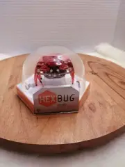 NEW! Red Hex Bug Original CRAB Micro Robotic Creatures Battery Powered Robot