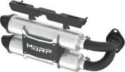 MBRP Power Tech 4 Slip-On Exhaust Polaris RZR XP 1000/RZR XP 4 1000 2015-2017