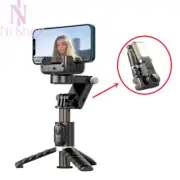 360 Rotation Gimbal Stabilizer Light Selfie Stick Tripod Smartphone Vlog Travel