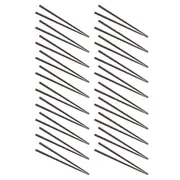 20PK D.Line Lacquered Wooden Chopstick Dinnerware Food Noodles Utensil Black