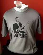 ELMORE JAMES ...GOT BLUES... # 11 GUITAR T-SHIRT SIZE XL and all other sizes