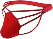 [Generic] Mens Sexy Ice Silk Thong Hollow Out G-Strings Comfortable Breathable Underwear