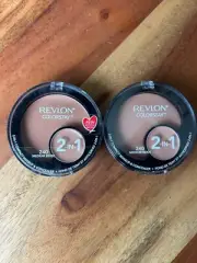2 X Revlon Colorstay 2 in 1 Compact Makeup & Concealer 240 Medium Beige