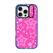 iPhone 16 Pro Impact Ring Stand Case MagSafe Compatible Pink Girly Punk Case