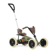 Berg Buzzy Retro Kids/Children's Pedal Go Kart Ride On Toy 2-in-1 Green 2-5y