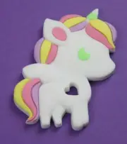 Silicone Unicorn Teether - BPA Free| Sensory Baby Toy
