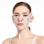 V Line Face Lifting Strap, Chin Strap for Sleeping, Double Chin Reducer for Women, Jaw Line Sculptor Eliminator, jowls Lift Jaw Tightening Exerciser, Face Lift Shaper Mask Tape