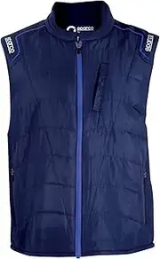Sparco Unisex S02403bm3l Padded Jacket Blue T L, Navy, L, navy, L