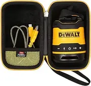 FBLFOBELI Hard Case Compatible with DEWALT Jobsite (DCR008) USB-C Rechargeable Bluetooth Speaker (Case Only)