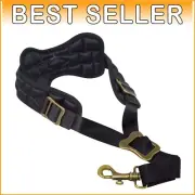 Premium Black Saxophone Neck Strap with Washable Pad - Comfort Meets Durability