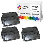 3 Pack Compatible Toner Cartridge Replacement for HP Q5945A 45A (18,000 Pages) for HP Laserjet 4345 MFP 4345x MFP 4345xm MFP 4345xs MFP M4345 MFP M4345x MFP M4345xm MFP M4345xs MFP