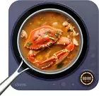 CATIH1A-M Portable Induction Cooktop, Slim Single Electric Countertop Burner wit