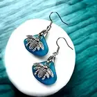 Bee Earrings, Bumble Bee Earrings, Honey Bee Jewelry, Sterling Silver Ear Wires