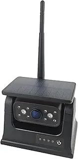 Solar Powered Reverse Camera, WiFi Wireless Camera, Car Mounted Camera, Magnetic Suction Camera Suitable,Compatible with RVs and Trucks