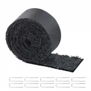 Rubber Mulch Roll for Landscaping 120 x 4.5in Rubber Mulch Mat Pathway