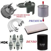 Tune Up Kit Filters Cap Wire Spark Plugs For FORD AEROSTAR L4 2.3L 1986-1987 (for: Ford)