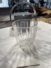 Mikasa Park Lane Crystal 5 1/2” Ice Bucket w/ Handle - New In Box