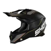 Lite Prism Black Gold Matt Offroad Helmet