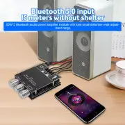 ZK-502MT 50W*2 Bluetooth 5.2 Audio Amplifier Board Module Tone Adjustable DIY