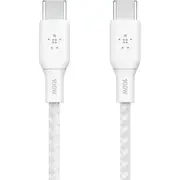 Belkin BOOST↑CHARGE 3 m USB-C Data Transfer Cable for MacBook, MacBook Pro - 1 / Pack - First End: 1 x USB 2.0 Type C - Male - Second End: 1 x C