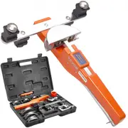 VEVOR Pipe Tube Bender, 1/4"-7/8" Ratcheting Tubing Benders, 90Forward/Reverse Pipes Bending Tools with 7 Dies for HVAC Air Conditioning Refrigerator