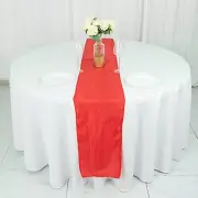 Red 12" x 108" Metallic Accordion Crinkled TAFFETA TABLE RUNNER Party Supplies