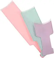PAMINGONO 3pcs Plastic Highlighting Board for Hair Stylist Balayage Highlighting Kit Hair Dye Coloring Paddle Combs Board Foil for