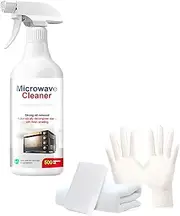 Faleior 500ml Stainless Steel Cleaner and Polish with Towel, Glove, Sponge Brush- Protects Appliances from Fingerprints and Leaves a Streak-Free Shine for Refrigerator, Dishwasher, Oven, Grill
