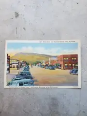 Buffalo Bills Old Home Town Cody Wyoming Linen Postcard
