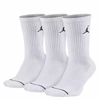 在飛比找Yahoo奇摩購物中心優惠-NIKE 襪子 JORDAN EVERYDAY 白色 刺繡 