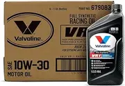 Valvoline 10W-30 VR1 Synthetic Racing Motor Oil - 1qt (Case of 6) (679083-6PK)