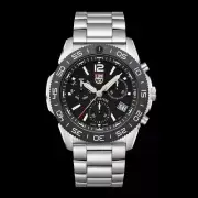 Factory New Luminox Pacific Diver Chronograph Stainless Steel Mens Watch XS.3142