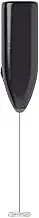 Electric Mini Foamer Kitchen Milk Frother Egg Beater Stirrer Whisk Drink Mixer (Black)