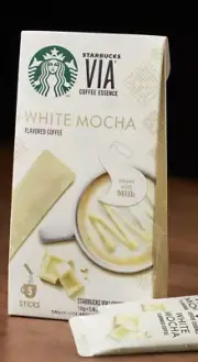 〈Starbucks Japan〉VIA WHITE MOCHA flavor coffee essence 5stick