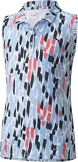 [PUMA] Girls' Cloudspun Three Brush Sleeveless Polo