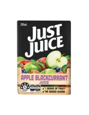 Just Juice Apple & Apple Blackcurrant 200ml x 24