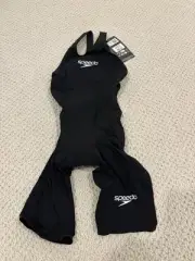 Brand New Speedo LZR Valor 2.0 Women’s Open Back Tech Suit Size 18