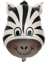25" Zebra shape Balloon Animal Mylar Foil , Gifts Birthday Party Supplies